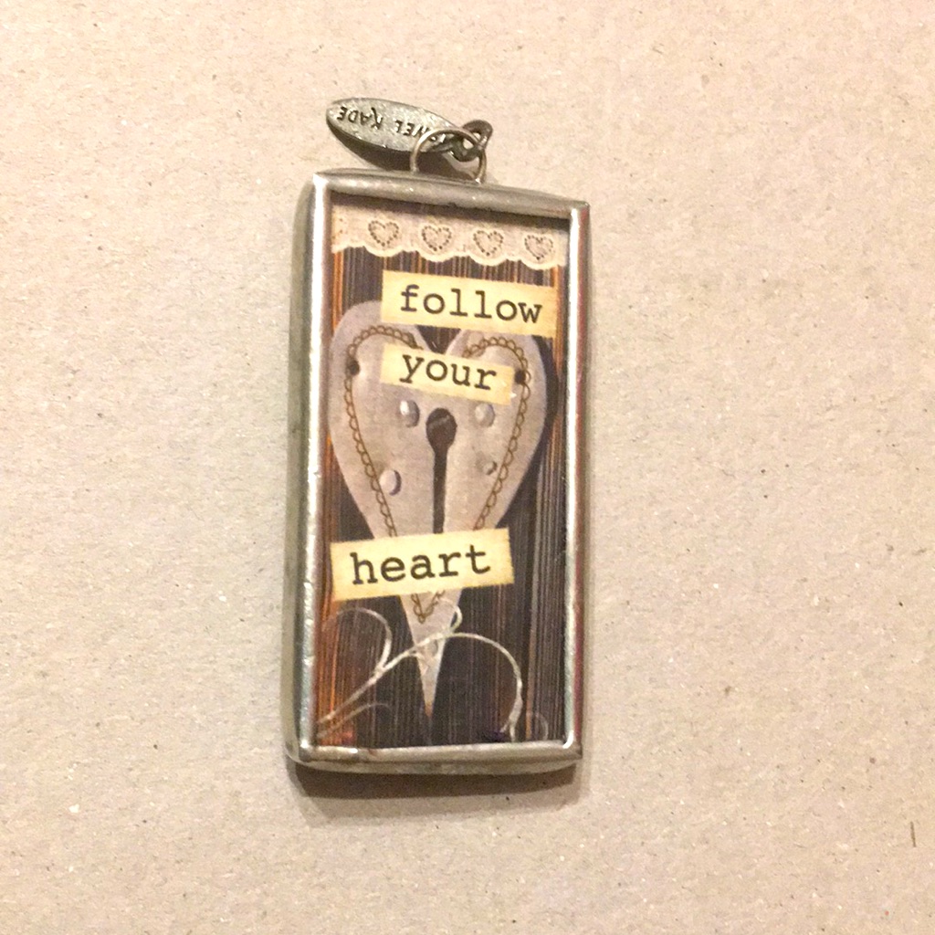 Jewel Kade Pendant Sparkle HeartHear W Key Hole Follow Your Heart 25$